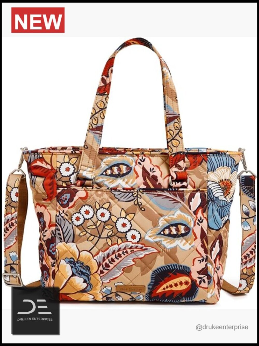 Performance Twill Multi-Strap Shoulder Satchel Purse